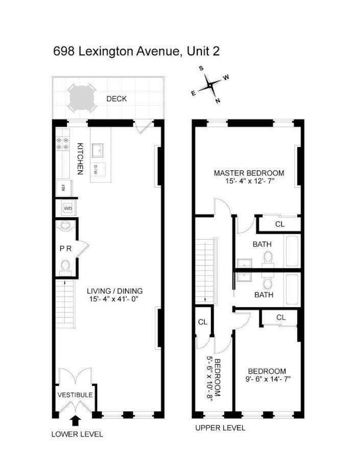 Newly Renovated Duplex Apartment 2 New York Exterior photo